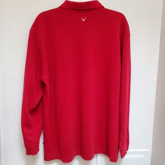 🏠 CALLAWAY Golf shirt Long Sleeve Size L - Picture 10 of 11